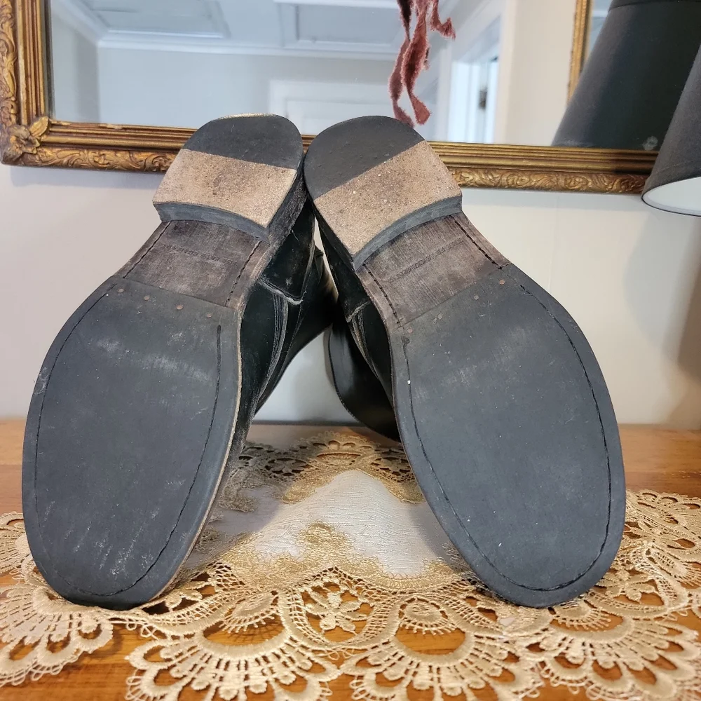 FRYE Distressed Motorcycle Ankle Boot - Picture 4 of 6